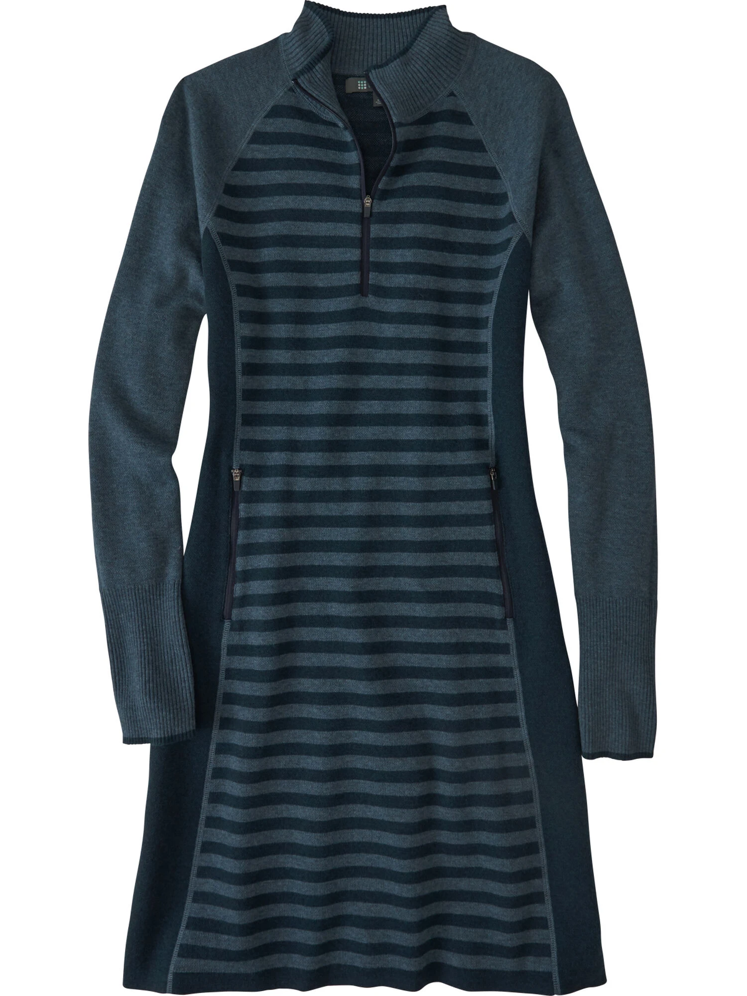 Super Power 1/4 Zip Dress - Colorblock 4 Super Power 1/4 Zip Dress - Colorblock - Image 2