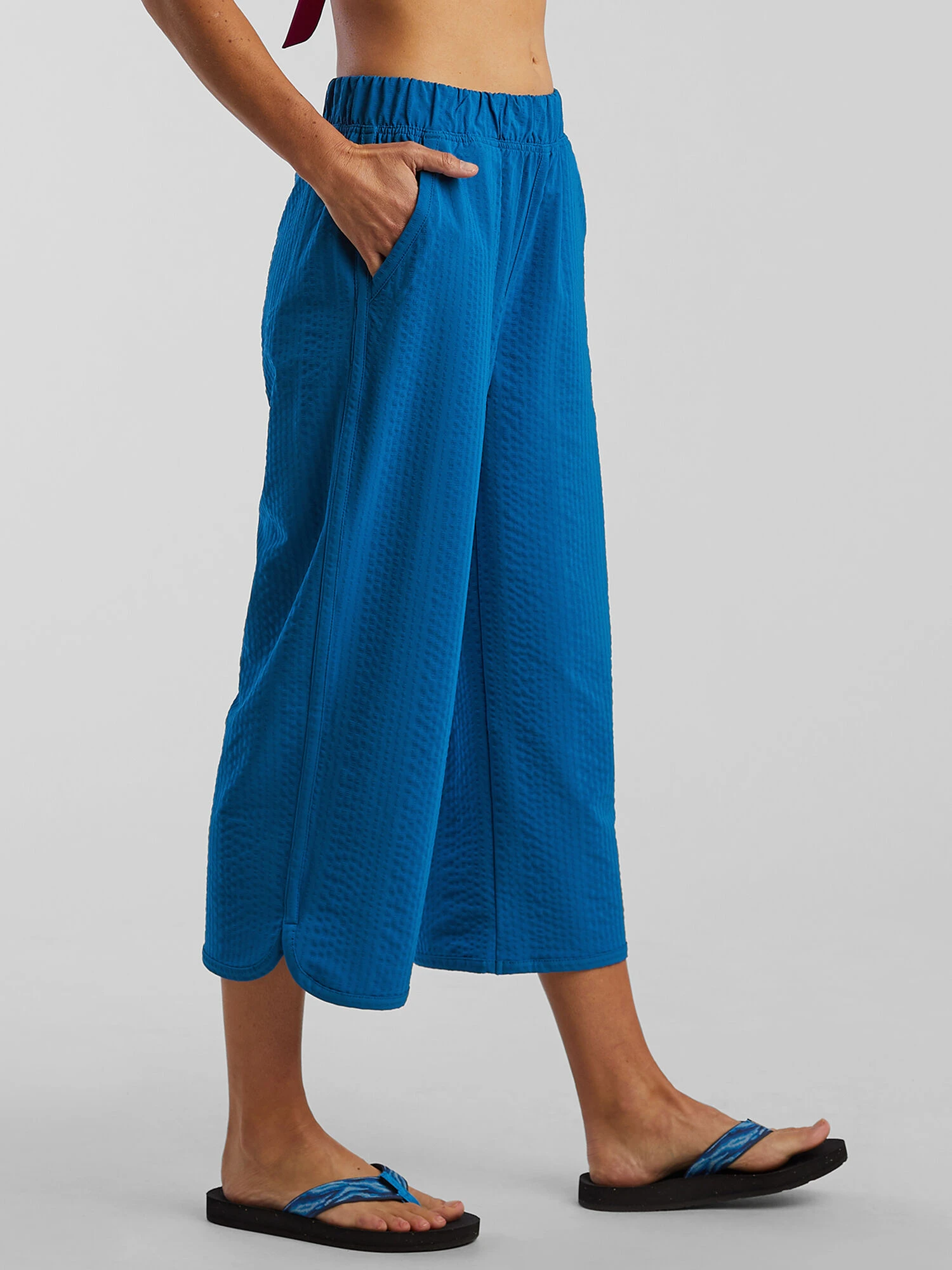 Slaycation 2.0 Cropped Pants - Textured Petite 6 Slaycation 2.0 Cropped Pants - Textured Petite - Image 4