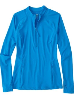 Sunbuster 1/4 Zip Long Sleeve Sun Shirt - Solid -Rab store 400939 01