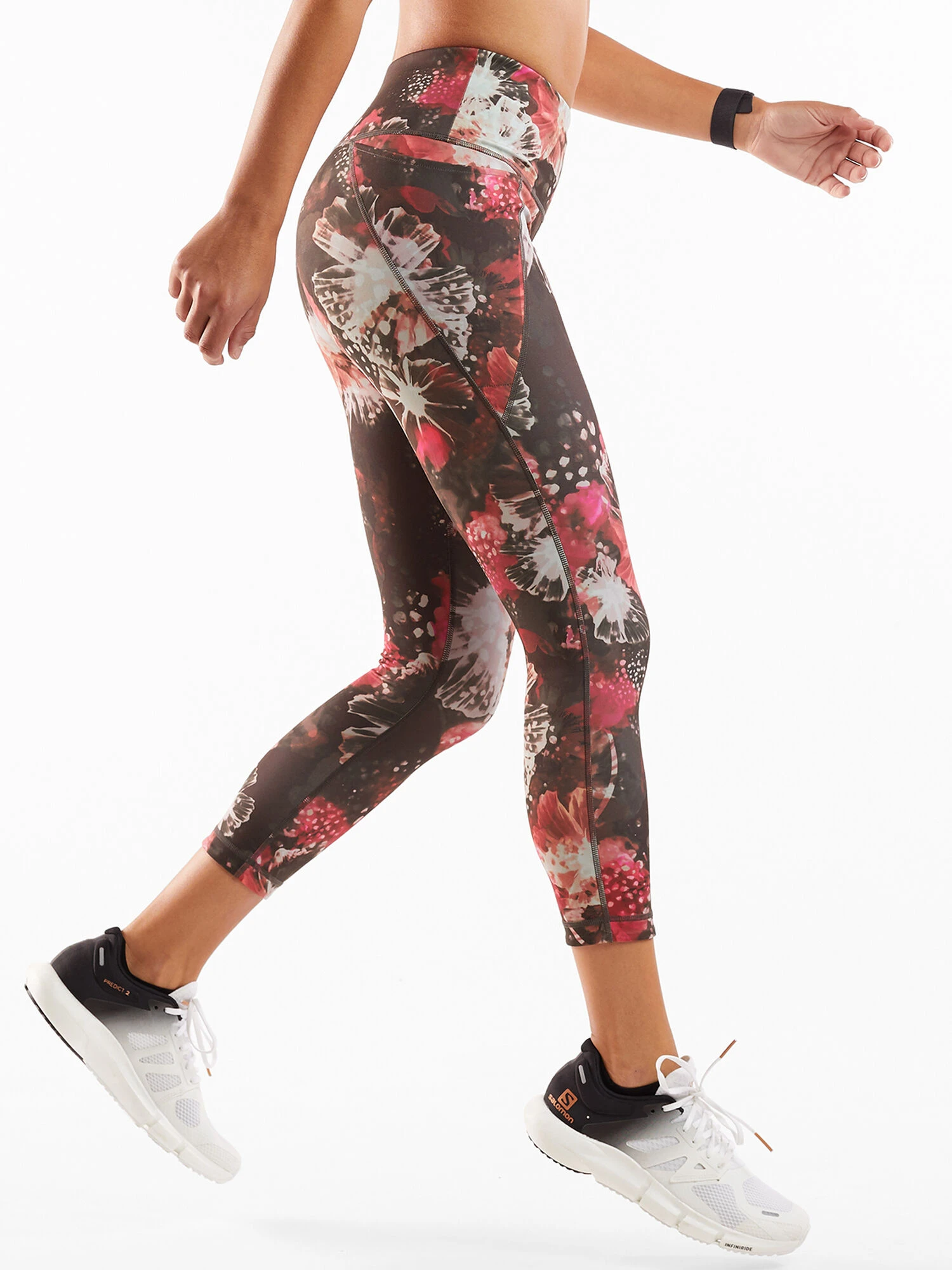 Mad Dash Reversible Crop Tights - Glacier Meadows 3 Mad Dash Reversible Crop Tights - Glacier Meadows