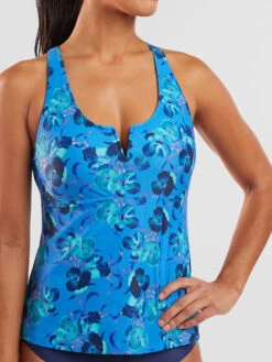 Aria Underwire Tankini Top - Chili Blossom -Rab store 600921 04