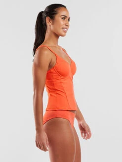 Bodacious 2.0 Underwire Tankini Top - Solid Ribbed -Rab store 600926 03