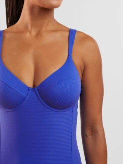 Bodacious 2.0 Underwire Tankini Top - Solid Ribbed -Rab store 600926 04