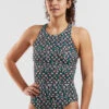 Selkie High Neck One Piece Swimsuit - Wild Waves -Rab store 629345 01