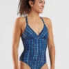 Impossible One Piece Swimsuit - Kanoko Shibori -Rab store 633537 01