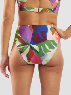 Streamline High Waisted Bikini Bottom - Bora Bora -Rab store 633568 02