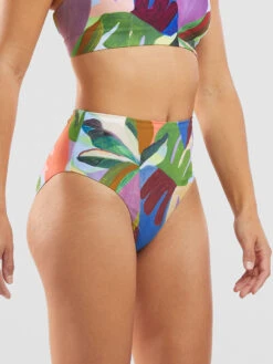 Streamline High Waisted Bikini Bottom - Bora Bora -Rab store 633568 03