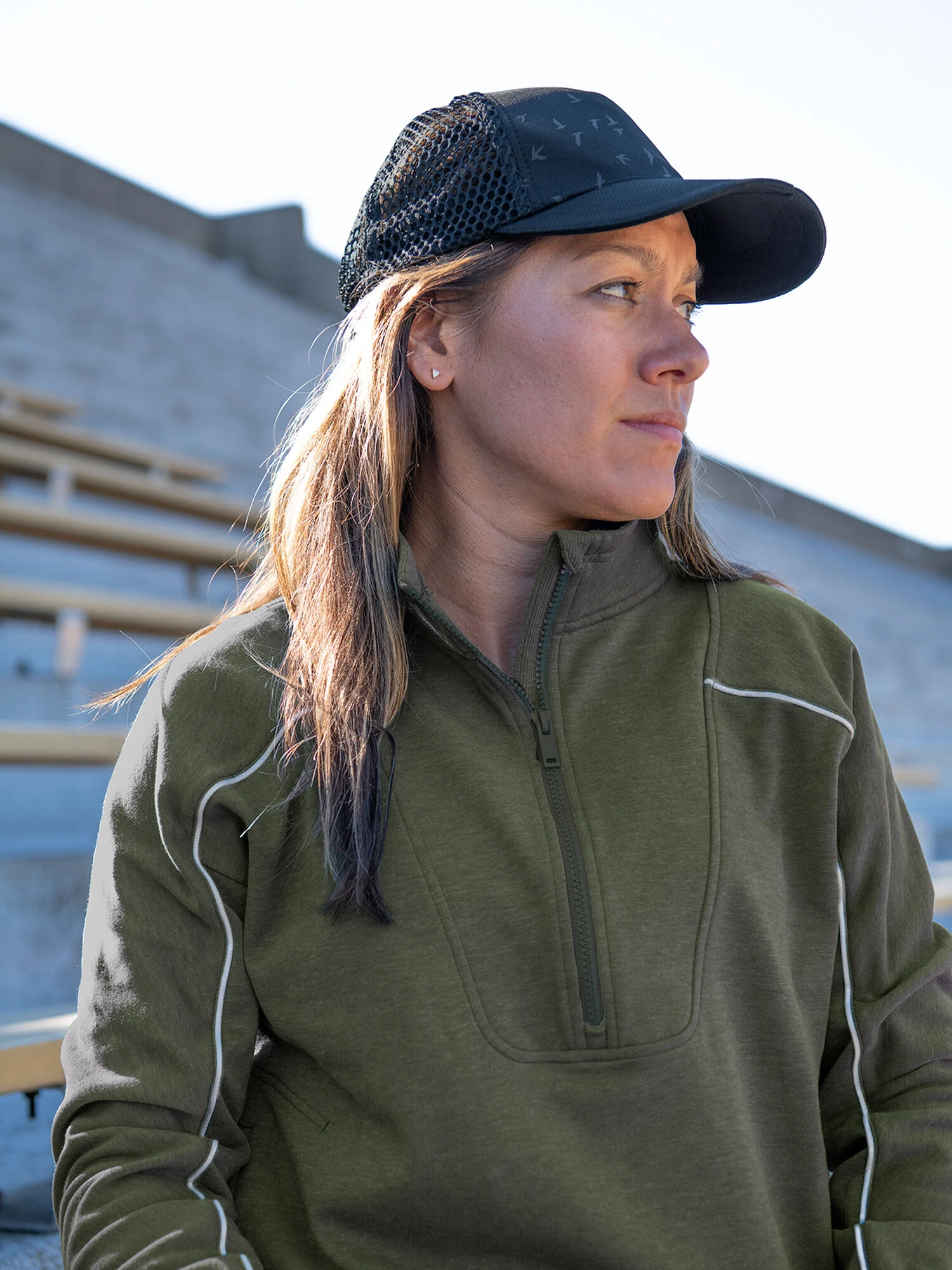 Reflective Runner Trucker Hat 3 Reflective Runner Trucker Hat