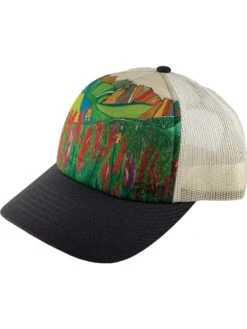 Galleria Trucker Hat - Paintbrush Flower -Rab store 718917 02